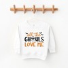 The Juniper Shop All The Ghouls Love Me Bats Toddler Graphic Sweatshirt - 2 of 3