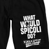 Fast Times At Ridgemont High What Would Spicoli Do Adult Black Sleep Pajama Shorts - 2 of 4