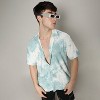 Campus Sutra Men Men's Multicolour Tie-Dye Honeycomb Shirt - 2 of 4