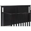 Lirago Mini Crib With Mattress Pad Black - 4 of 4