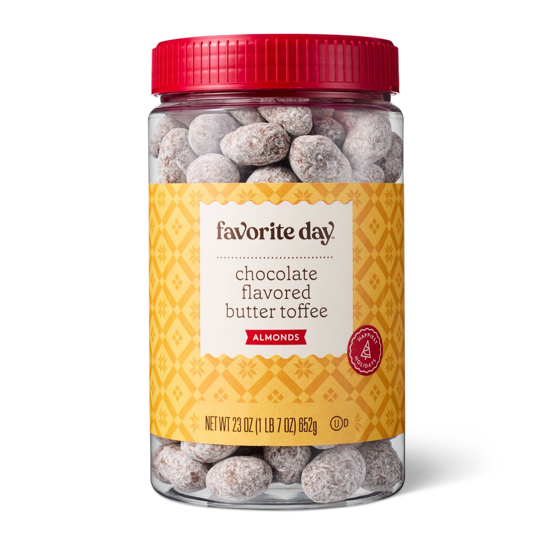 Christmas Fudge Butter Toffee Almonds - 23oz - Favorite Day™