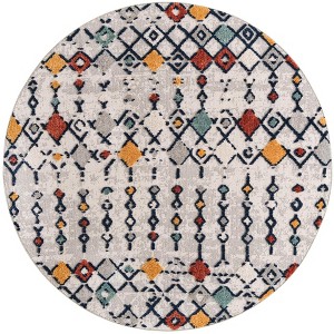 Unique Loom    Cherokee Clemson Area Rug - 1 of 3