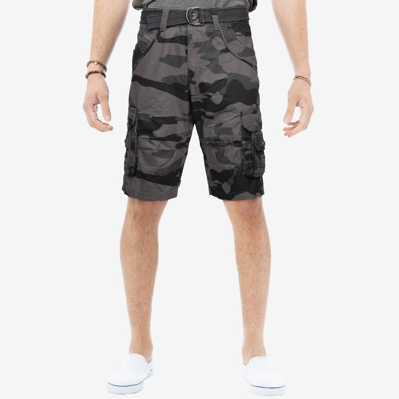 X RAY Men's Classic Fit 12.5" Inseam Knee Length Cargo Shorts, 1 of 4