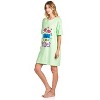 Casual Nights Women's Short Sleeve Printed Scoop Neck Sleep Tee - 2 of 4