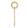 Black Bow Jewelry 14k Yellow Gold, Madison Collection, Medium Script Initial Pendant A-W - 2 of 4