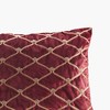 LIVN CO. Foxtail Stitch Velvet Oblong Decorative Pillow - 4 of 4