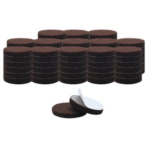Unique Bargains Felt Self-stick Non-slip Anti-scratch Furniture Floor Pads 80 Pcs - 1 of 3