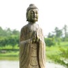 SPI Home Meditating Garden Buddha – 27" Tall Resin Sculpture for Tranquil Outdoor & Indoor Zen Spaces - 2 of 3