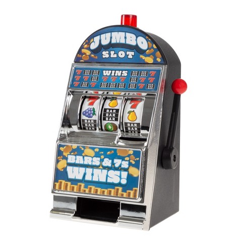 Toy Time Novelty Slot Machine Tabletop Coin Bank Target