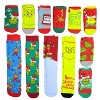 The Grinch Merry Grinchmas 12 Grinchy Days Of Socks Mix and Match Gift Box Set Multicoloured - 2 of 4