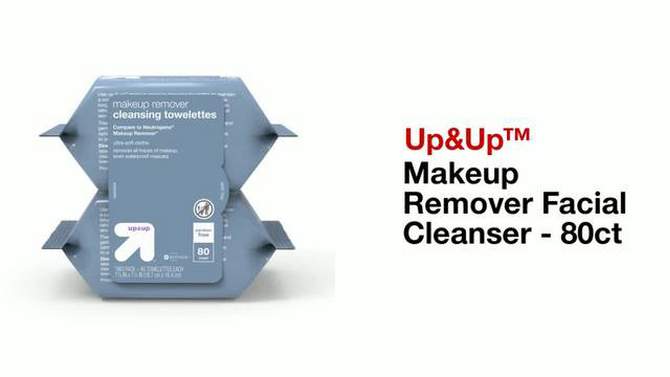 Makeup Remover Facial Wipes - up & up™, 5 of 10, play video