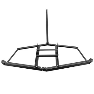 Heavy Duty Drag Harrow, Tow Behind Driveway Grader, q235 Steel Tractor Harrow with Reinforced Connections & Pin Hitch, 50 Lbs Capacity, for ATVs,UTVs - 1 of 4