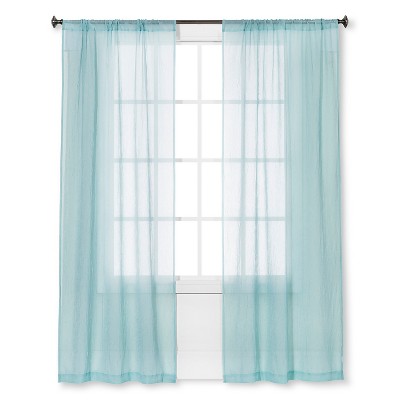 Crinkle Sheer Curtain Panel Room Essentials Target