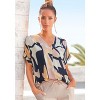 Women's Pleated Print Blouse Shirt - LASCANA - 3 of 4