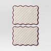 2pk Reversible Placemat Scallop - 4 of 4
