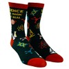 Crazy Dog T-Shirts Men's Science Like Magic But Real Socks Funny Nerdy Chemistry Sarcastic Graphic Footwear - image 2 of 4