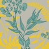 Fiore Linen Neutral and Yellow Tropical Paste the Wall Wallpaper - 4 of 4