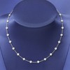 Ross-Simons 10.00 ct. t.w. Bezel-Set CZ Station Necklace in Sterling Silver - 3 of 4