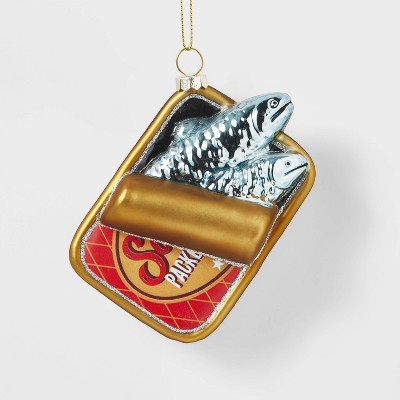 Glass Sardine in Can Christmas Tree Ornament - Wondershop™