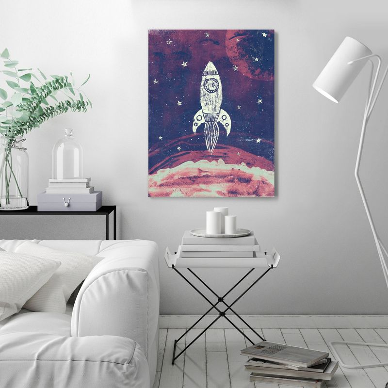 Americanflat Modern Space Adventure By Tracie Andrews Wrapped Canvas, 3 of 7