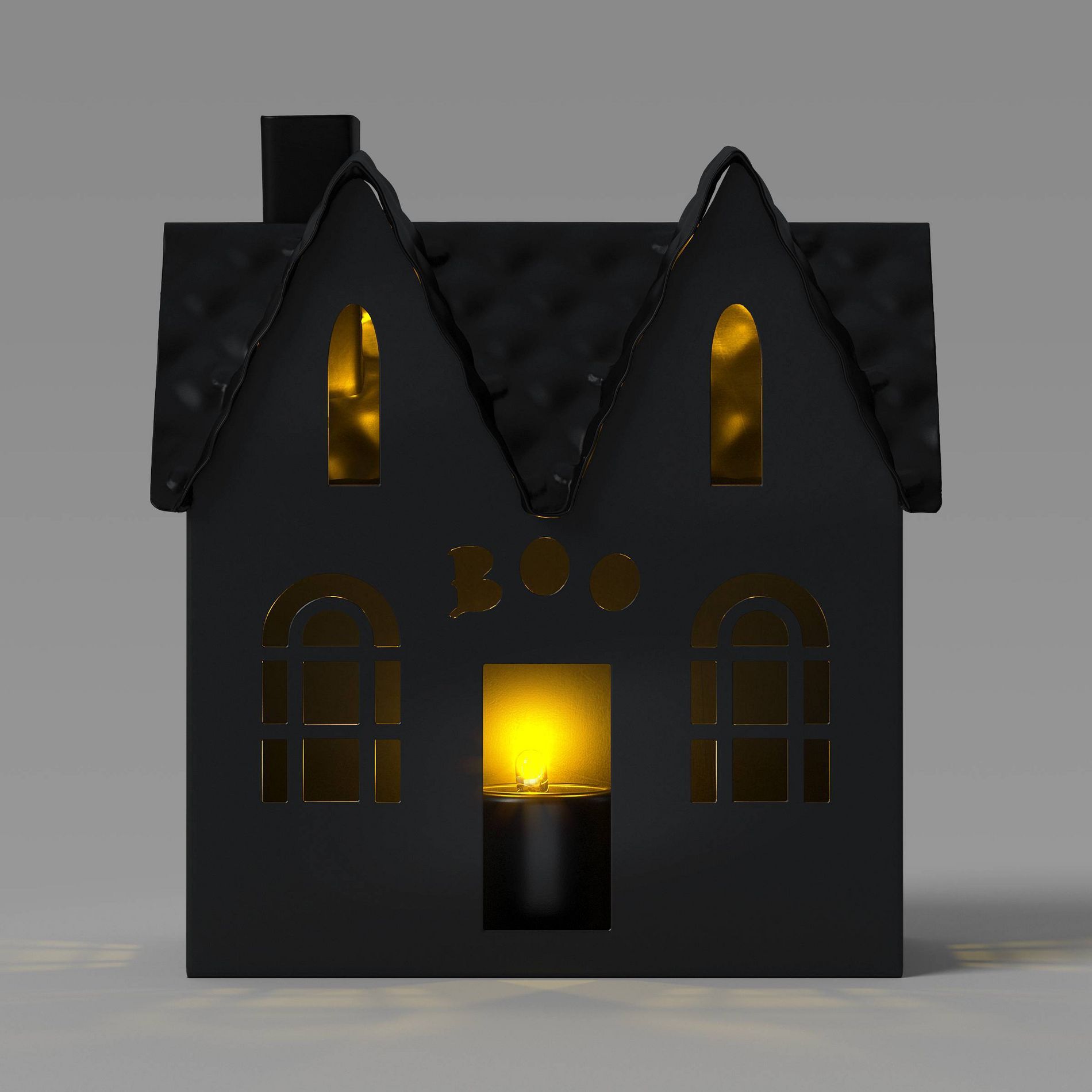 Small Lit Metal Boo House - Hyde and EEK! Boutique™