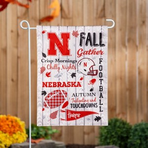 Evergreen University of Nebraska Garden Flag 12 x 18 Inches Indoor Outdoor Decor - 1 of 1