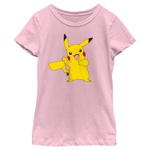 Girl's Pokemon Pikachu Happy Dance T-Shirt - 1 of 4