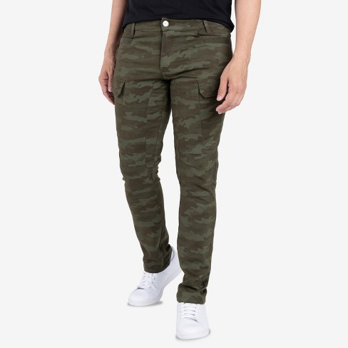 Mens slim fit camo fashion pants