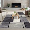 Washable Living Room Rug Modern Geometric Rug - 2 of 4