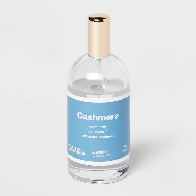 2.7 fl oz Clear Glass Room Spray Cashmere - Room Essentials™