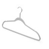 DEILSY Durable Non-Velvet Plastic Hangers, Slim and Space Saving - 3 of 4