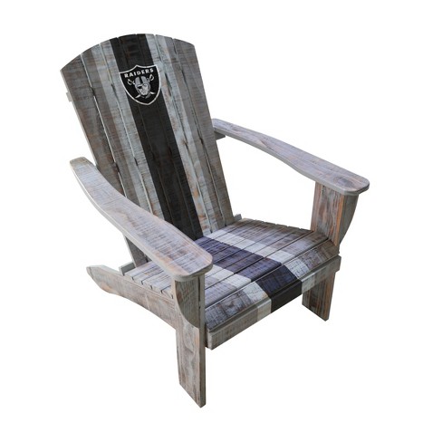 Nfl Oakland Raiders Wooden Adirondack Chair Target