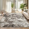 Washable Rug - Non-Slip Stain Resistant Low Pile Carpet Contemporary Foldable Floor Cover for Living Room Dining Room Bedroom Playroom - 3 of 4