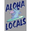 Boy's Lilo & Stitch Surfing Aloha Locals Pull Over Hoodie - 2 of 4