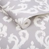 Ink Damask Grey Mist Paste the Wall Wallpaper - 3 of 4