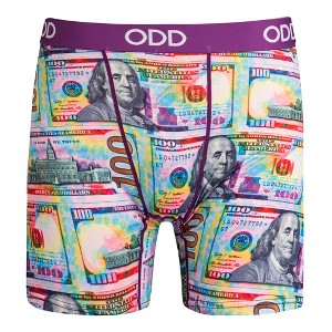 Odd Sox, Tie Dye Hundreds, Novelty Boxer Briefs For Men, Small - 1 of 4