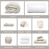 Nestl Back to College Kit, Twin XL Bed in a Bag with Cooling Pillows, College Dorm Bedding, Twin XL Comforter Set, College Dorm Room Items - 3 of 4