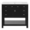Grungis Bathroom Vanity with Top Single Sink,Modern Bathroom Storage Cabinet with 2 Soft Closing Doors and 6 Drawers - 4 of 4