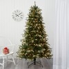 Nearly Natural 7-ft Snowed Grand Teton Artificial Christmas Tree with 500 Clear Lights and 1050 Bendable Branches - 4 of 4