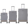 Coolife Luggage set PC+aluminum 20/24/28 inch three models set, stylish aluminum frame password lock luggage - 2 of 4
