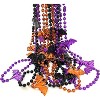 12 Pcs Halloween Bat Bead Necklace Set - Bulk Party Favors, Pirate Day Gift Supplies - 2 of 4