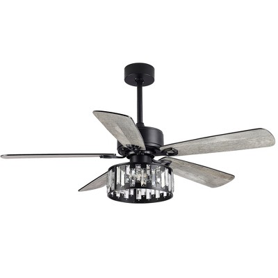 Airsurfer 52" Ceiling Fan with Light Kit, 5 Blades, Reversible Motor for Indoor Use