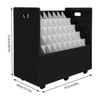 YIYIBYUS 50-slot Blueprint Organizer, Roll File Storage Holder, Movable Roll File Cart - 3 of 4