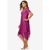 Jessica London Women's Plus Size Lace Handkerchief Dress - 4 of 4
