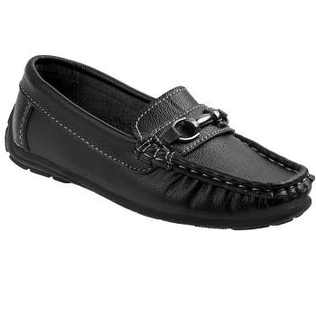 Josmo Boys' Loafer Boat Shoes  Toddler Casual Dress Boat Shoe Loafers with Comfortable Moccasin Design