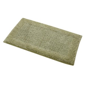 Knightsbridge Naples 220 GSF Non Skid Back Bath Rug 24 x 40 - Sage - 1 of 4