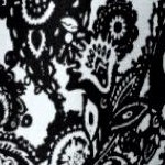 white bold paisley