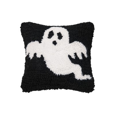  Doitely Halloween Black White Gothic Decor Pillow