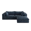 Whisen Cloud Sofa, Corduroy Fabric, Deep Seat Couche - 4 of 4