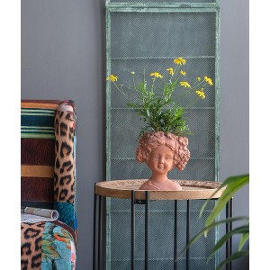 Okak Greek Style Cement Head Planter Classic Sculptural Flower Pot for Indoor & Outdoor Garden Decor,6 Different Sizes - 1 of 4